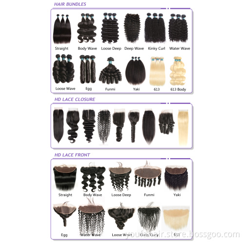 Free Sample Factory Price 10A Water Wave Bundle Brazilian Virgin Human Hair With Frontal for Black Women Human Hair Bundles